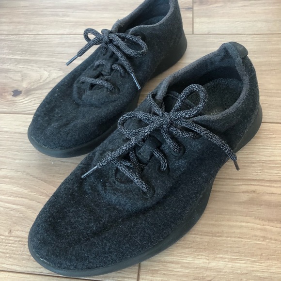 Allbirds Women's Wool Runners Sneakers in Natural Black, Size 10 - Picture 6 of 11